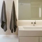 Bianco Siena Honed bathroom