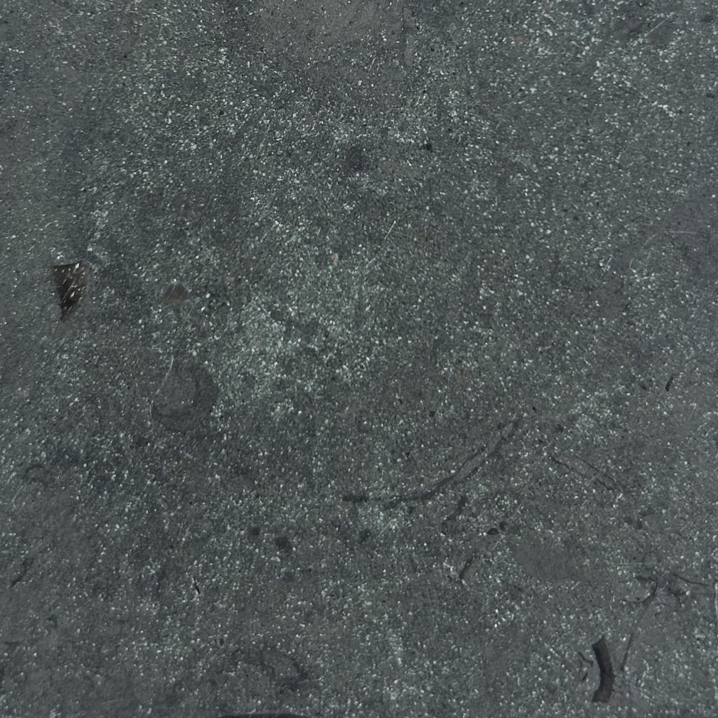 Anchor Green is a a dark green limestone with occasional fossil