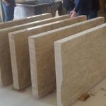 E31 Luxembourg Beige Split Face - a cream coloured rough textured limestone for wall cladding